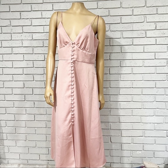 Sachin + Babi Maren Satin Charmeuse Dress - Picture 1 of 11